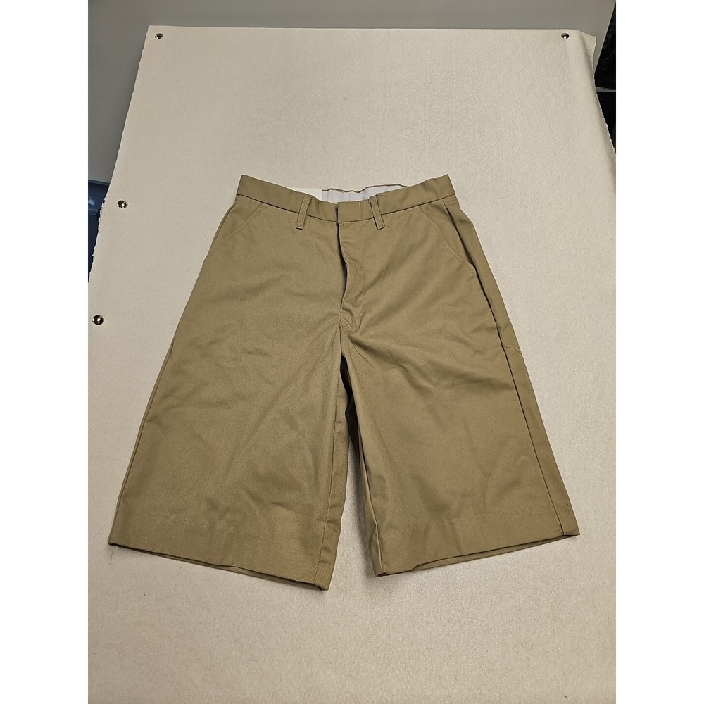 Authentic Galaxy Uniform shorts  Size 32 Khaki flat front  New